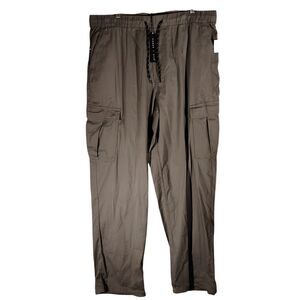 Edgar + Ash skater cargo pants mens L Large gray 38x32 gray baggy twill NWT